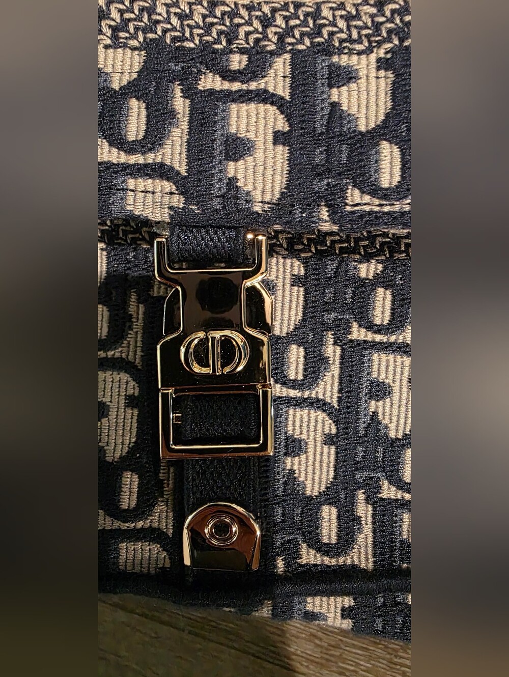 NWOT Inspired Navy Blue Small Diorcamp Bag - Picture 2 of 10